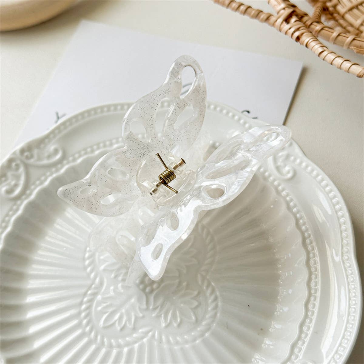 New Large Hollow Butterfly Hair Claw Women's Clip_CWAHA1028