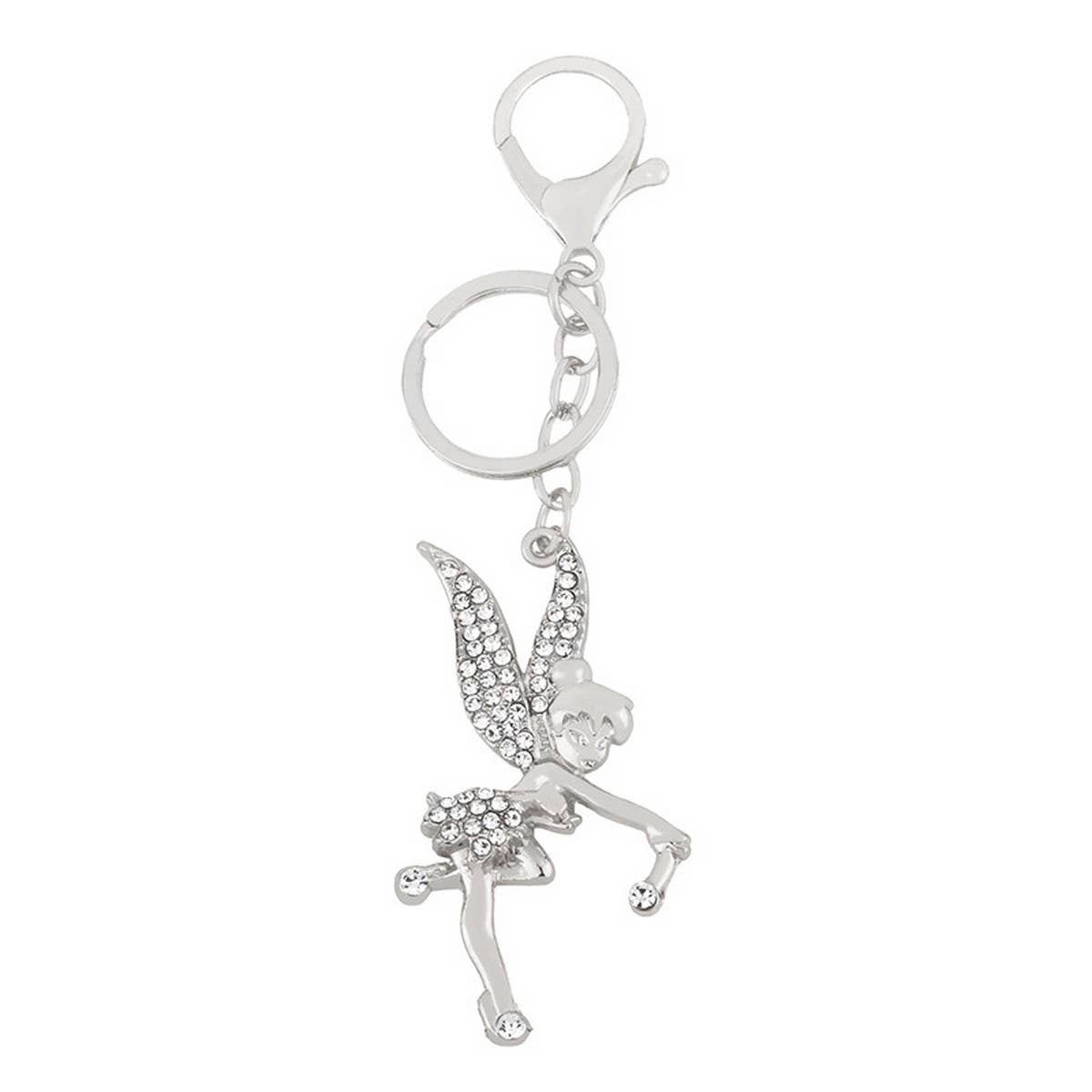 ANGEL FAIRY DIAMOND KEYCHAIN PENDANT_CWAJE0963
