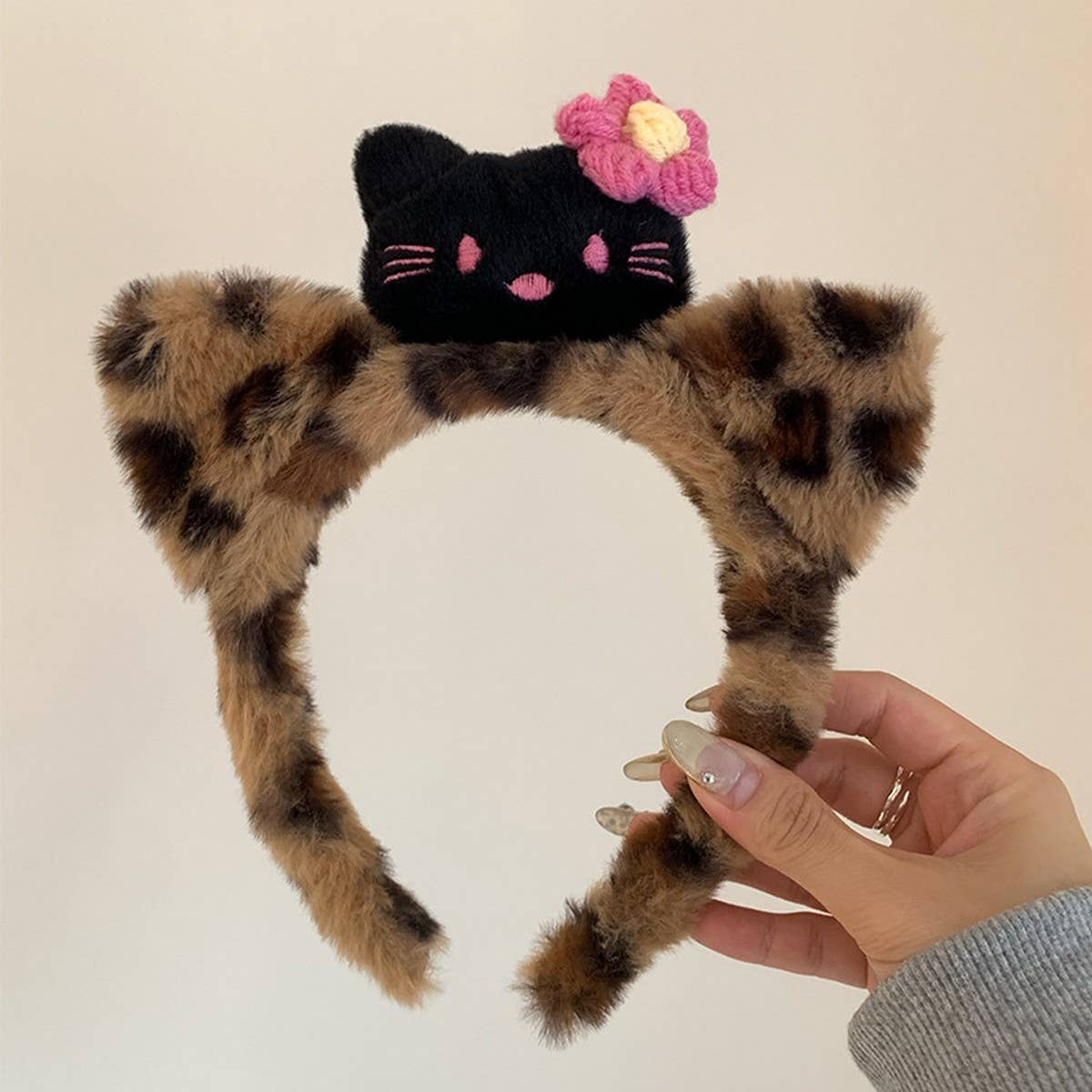SWEET AND COOL LEOPARD PRINT HEADBAND HAIRPIN