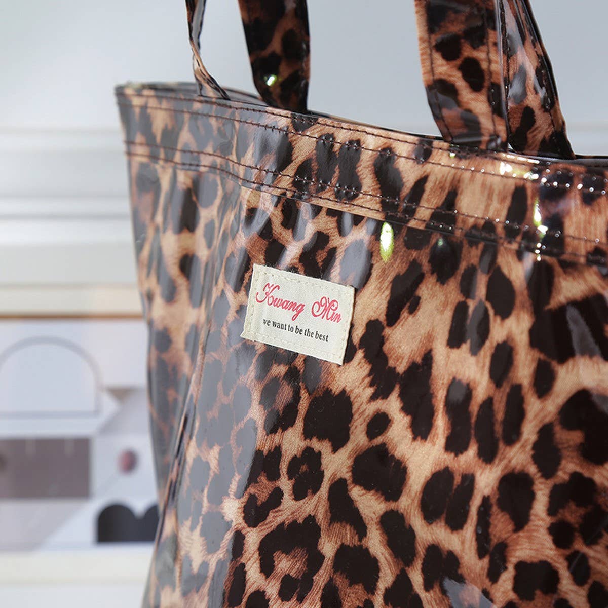 MINIMALIST LEOPARD PRINT PORTABLE STORAGE BAG_CWAB1734