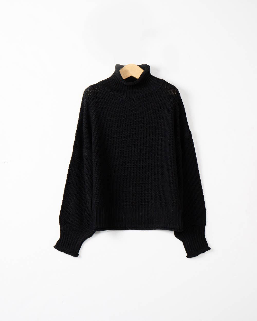 STYLISH CASUAL TURTLENECK SWEATER IN SOLID COLOR