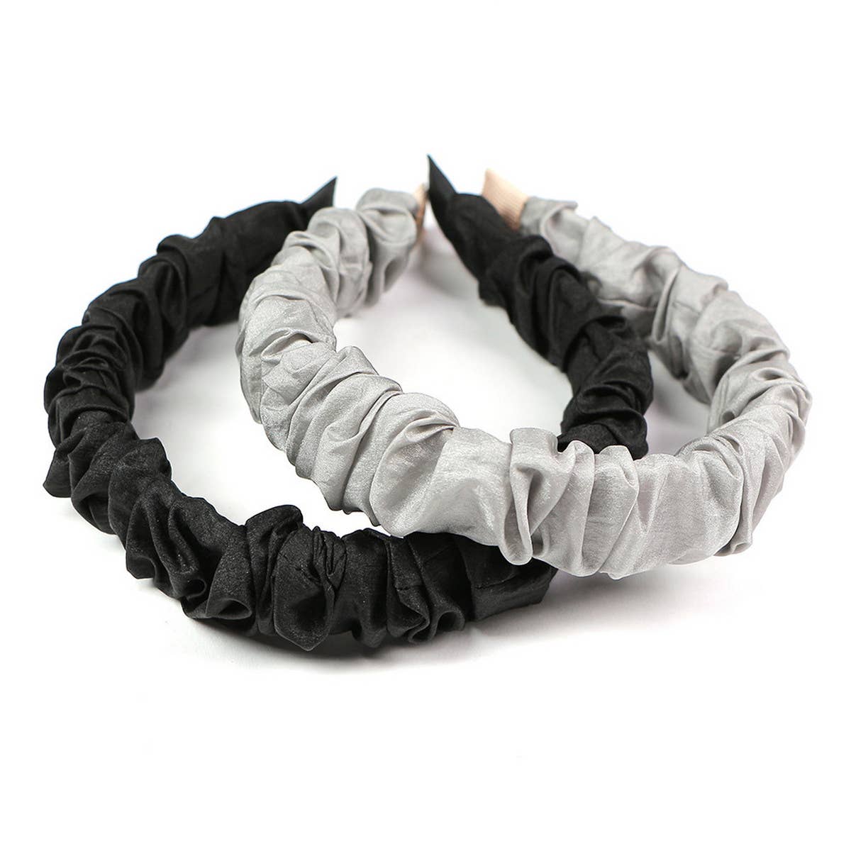 SIMPLE CRUMPLED PLEATED HEADBAND_CWAHA0984