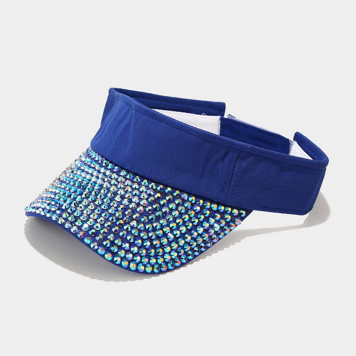 Rhinestone Visor Hat-Trendy Sunshade Baseball Cap_CWAH3291