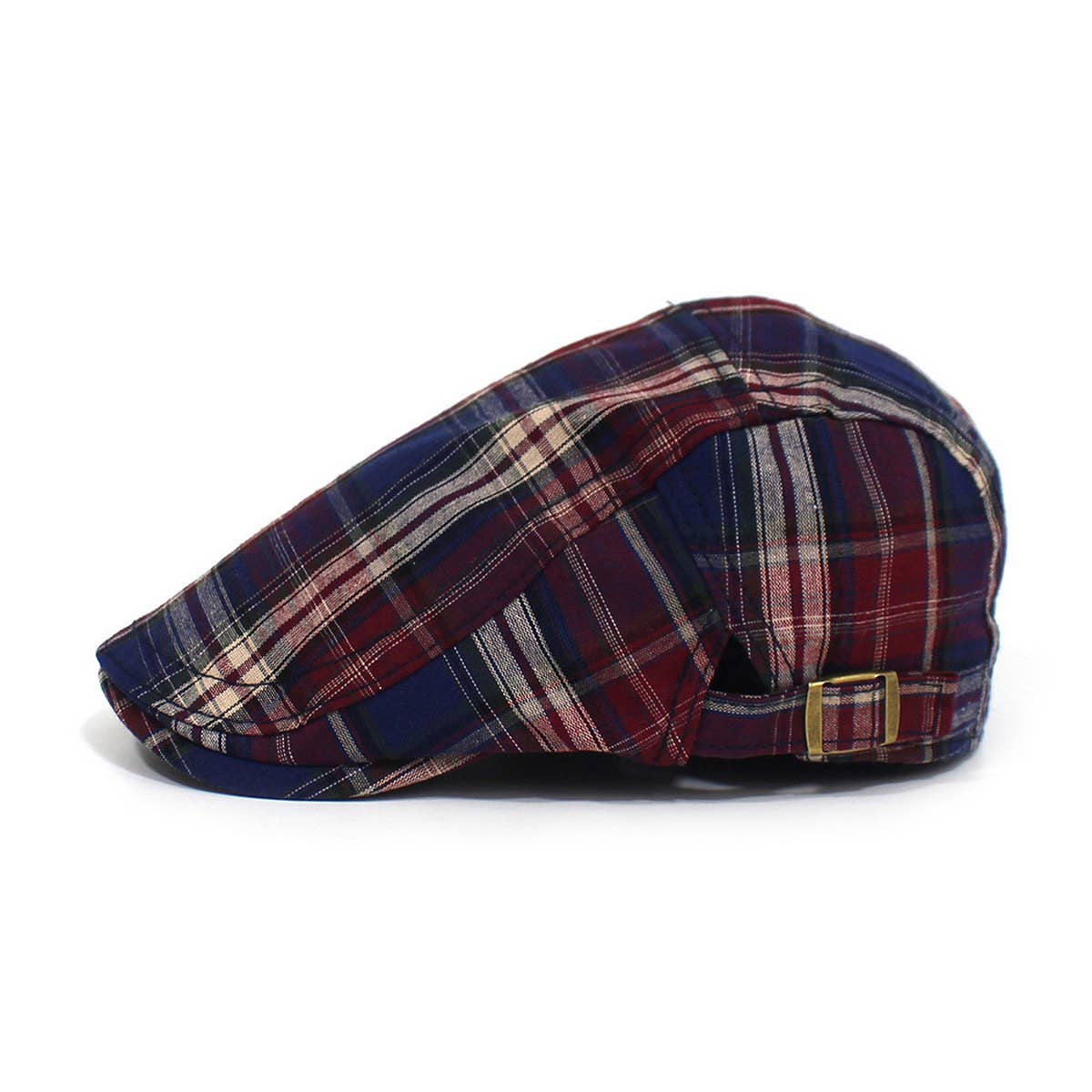 ADJUSTABLE CASUAL PLAID BERET_CWAB2924