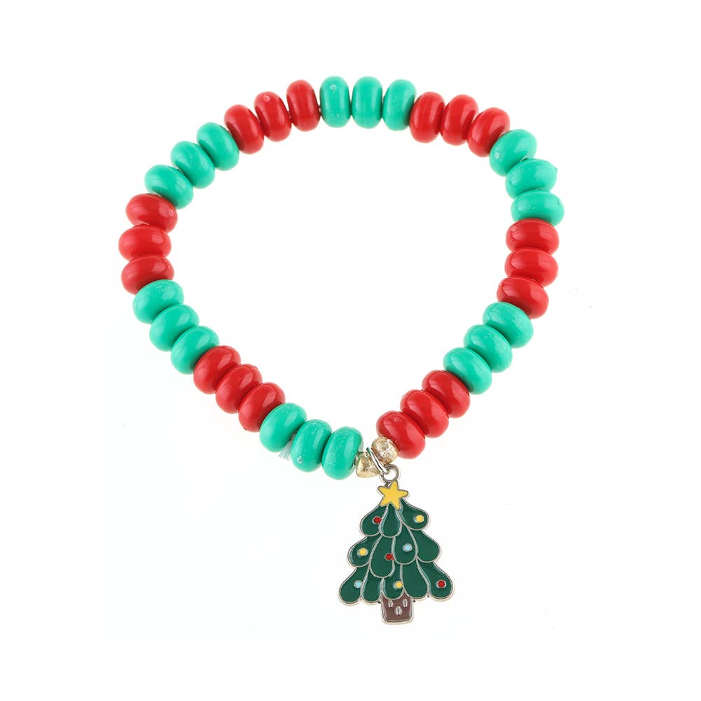 CHRISTMAS ABACUS BEADED COUPLE BEADED BRACELET