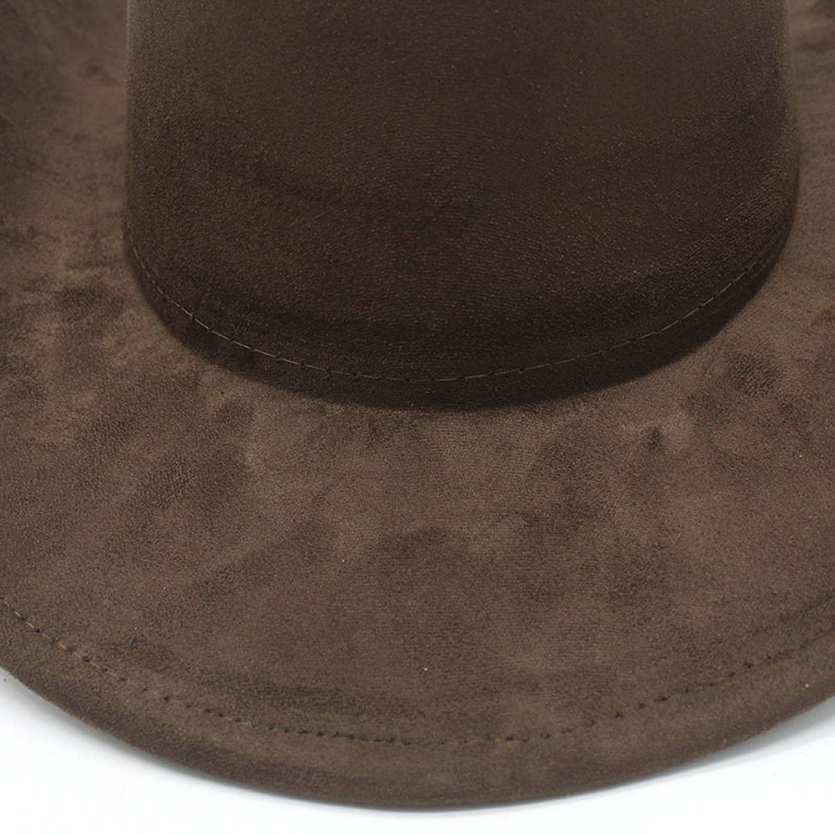 Faux Suede Felt Cowboy Hat Men's Classic Fedora_CWAH2510