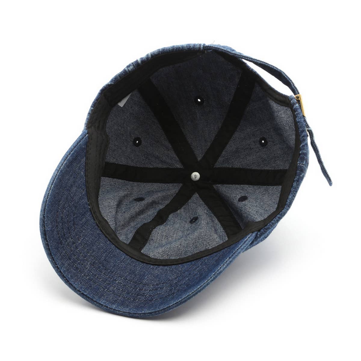 CWAH3206_SOLID COLOR DENIM SUN PROTECTION BASEBALL CAP
