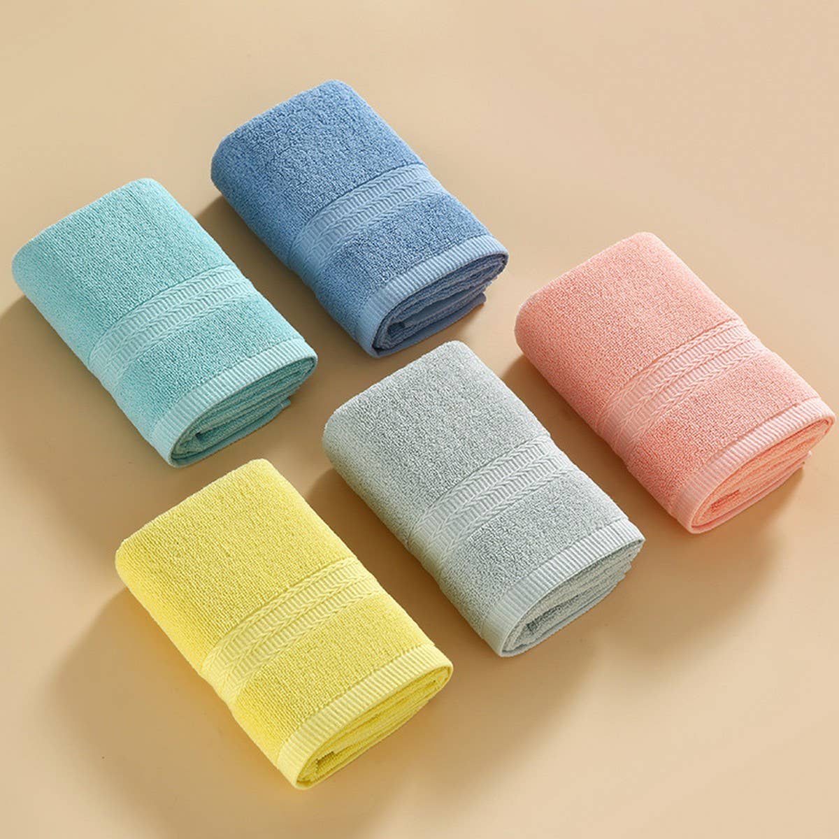 SIX-PIECE HOUSEHOLD ABSORBENT TOWEL BATH TOWEL SET_CWMM2271