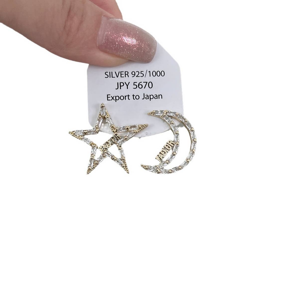 UNIQUE MOON STAR EARRINGS
