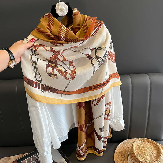 WOMEN NEW LONG SILK SCARF
