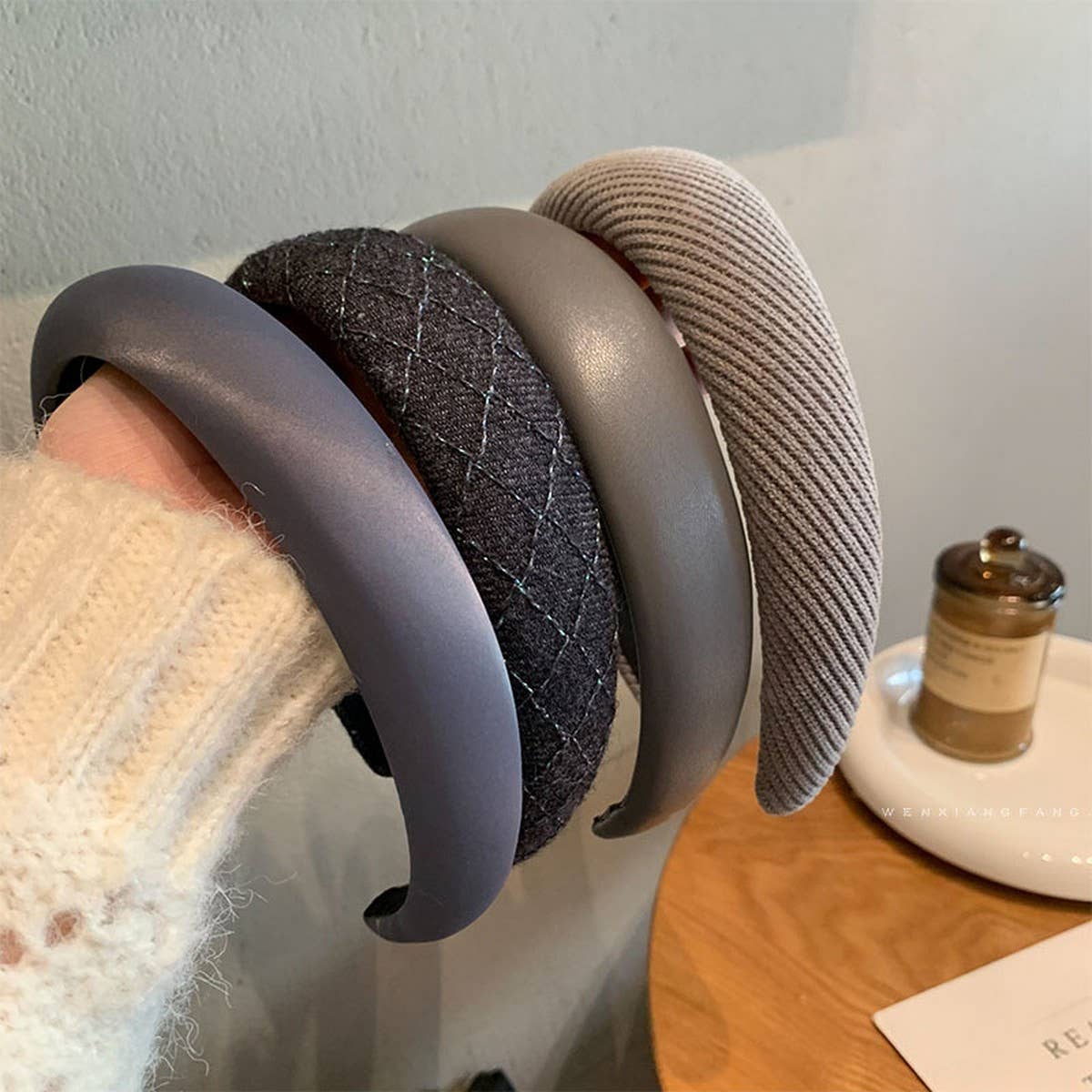 DARK GREY HIGH TOP HEADBAND