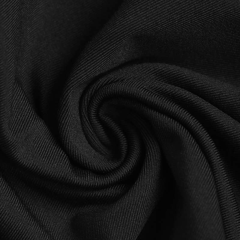 Solid-color knotted round-neck jumpsuit