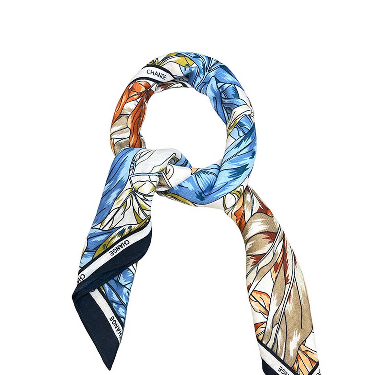 Autumn Winter Velvet Scarf - Large Flora Shawl_CWASC0905