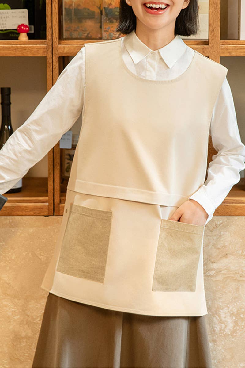 CWMM8276_WATERPROOF AND OIL-PROOF VEST APRON