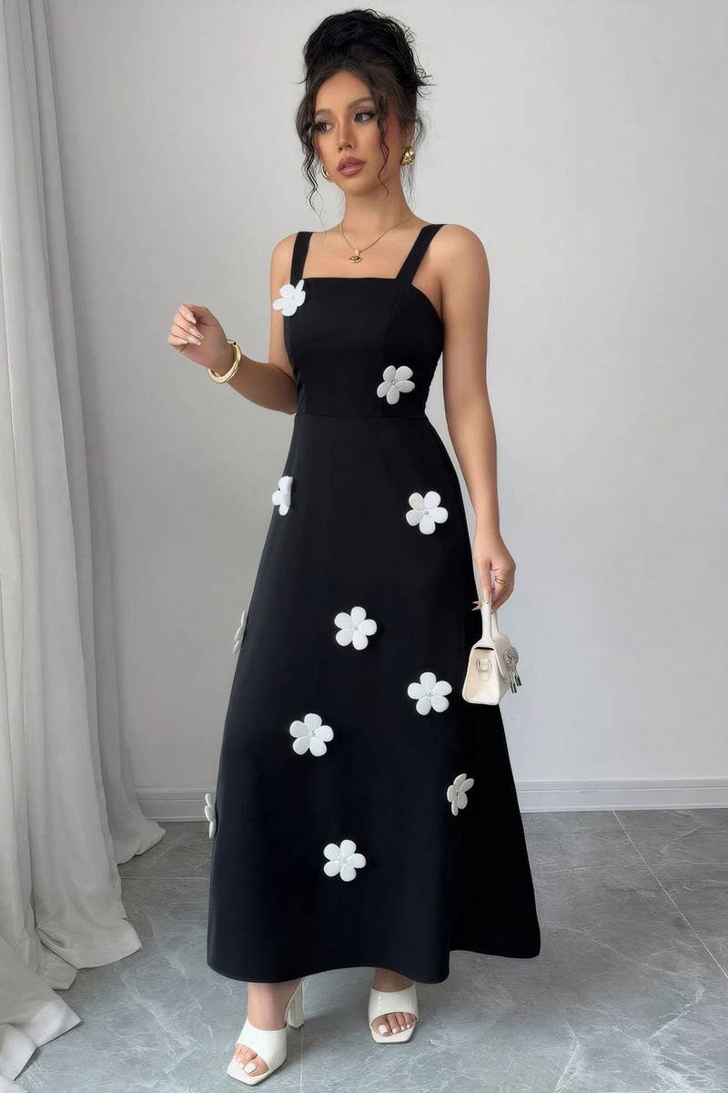 CWDMD6221_3D FLORAL SWEETHEART SPAGHETTI STRAP MAXI DRESS