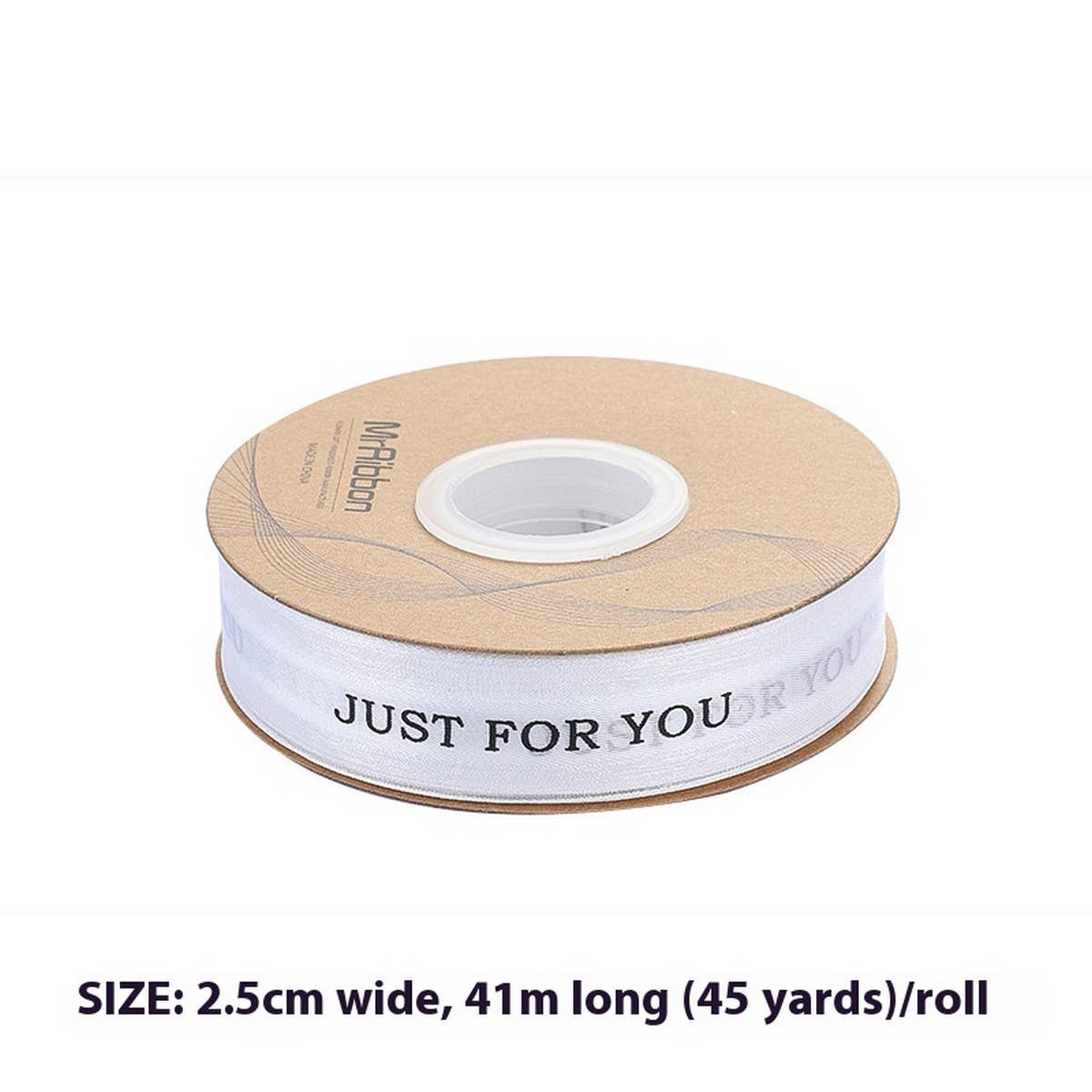 2.5CM FLOWER PACKAGING RIBBON BOW RIBBON_CWMM5784