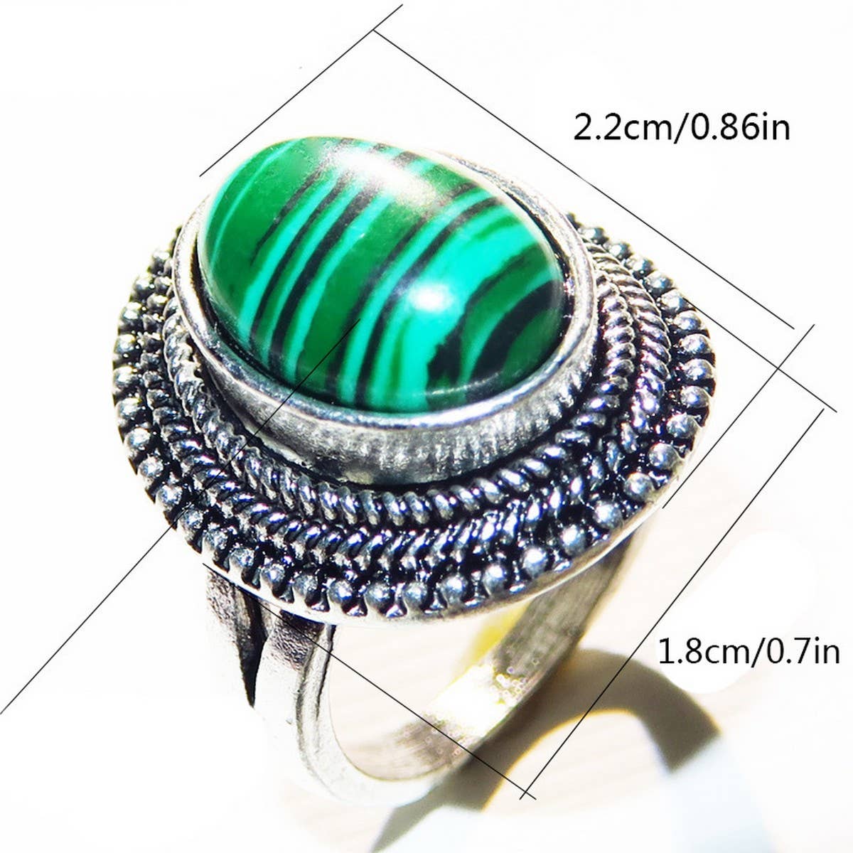 RETRO FASHION PERSONALITY RANDOM PATTERN RING_CWAJE1989