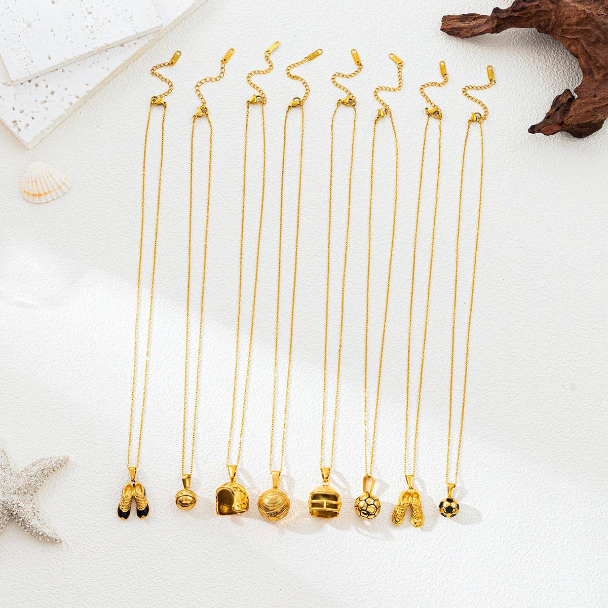 Creative Hip Hop Sports Pendant Necklace