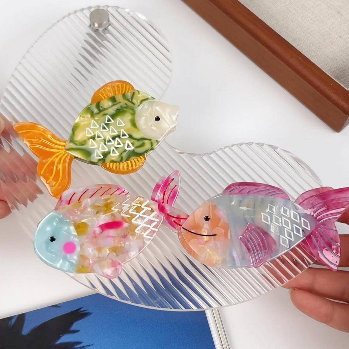 Goldfish Acetate Claw Clip Hair Accessory