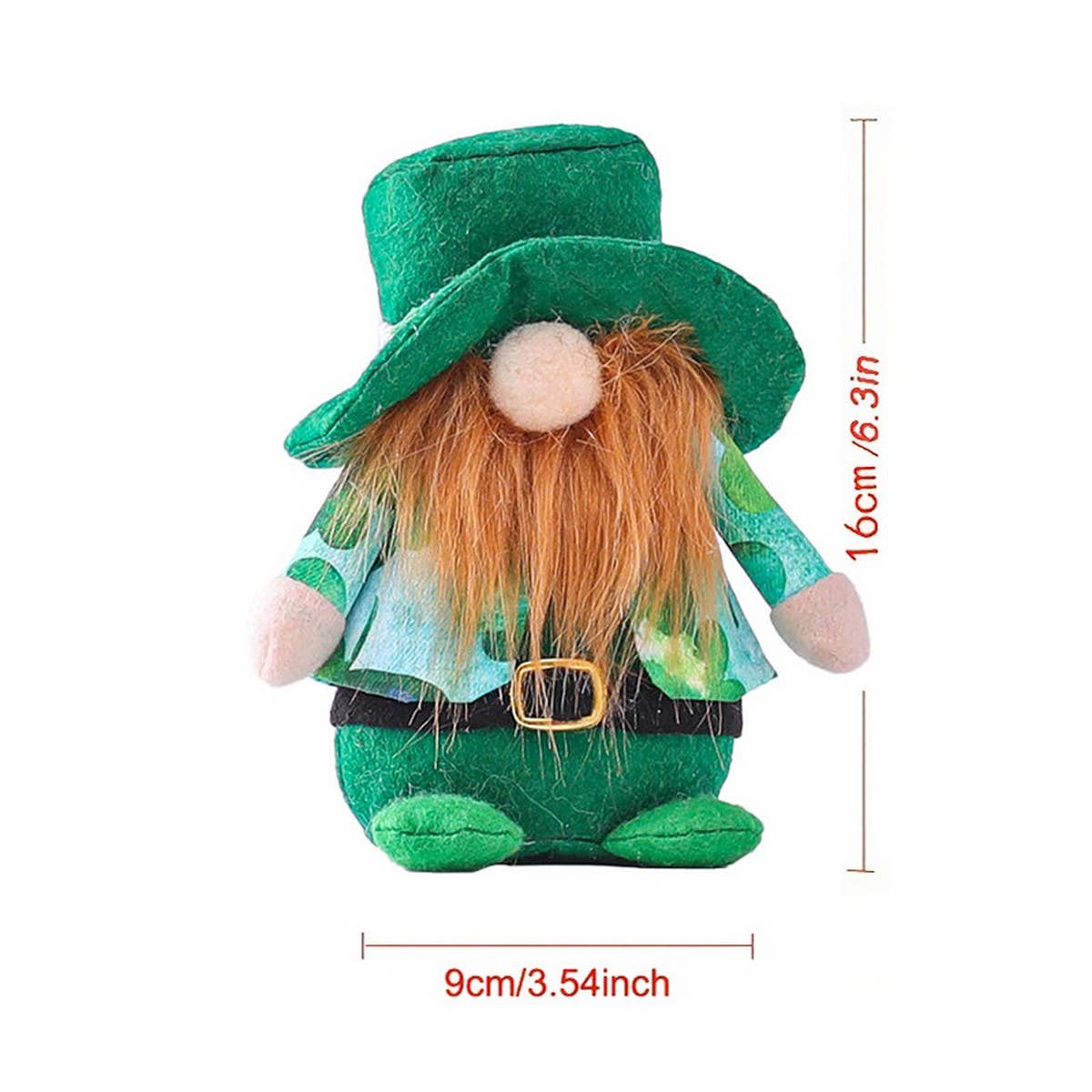 ST. PATRICK'S DAY GREEN HAT DOLL ORNAMENT_CWMM3441