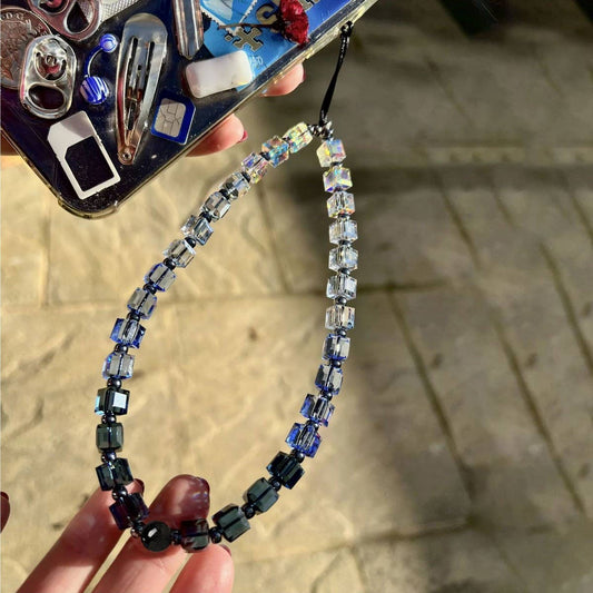 CWMM8718_RETRO HIGH-END SHORT BEADED MOBILE PHONE CHAIN