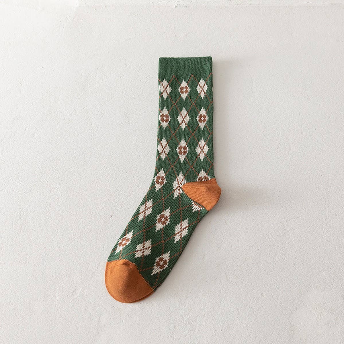 Geometric pattern fall/winter Christmas gift socks