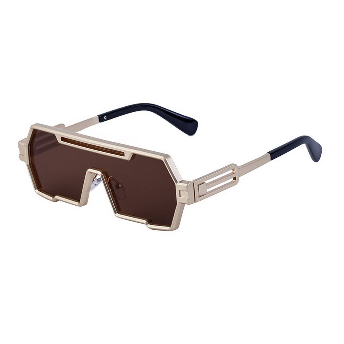 RETRO STEAMPUNK SUNGLASSES IRREGULAR SUNGLASSES_CWASG0555