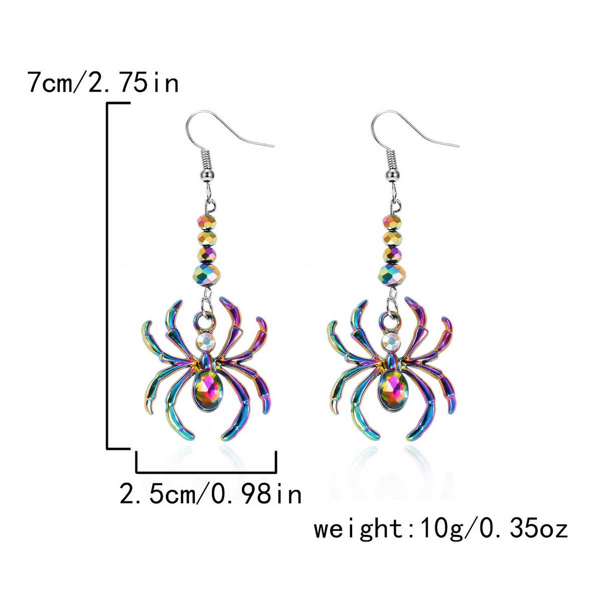 HALLOWEEN SPIDER CREATIVE EARRINGS