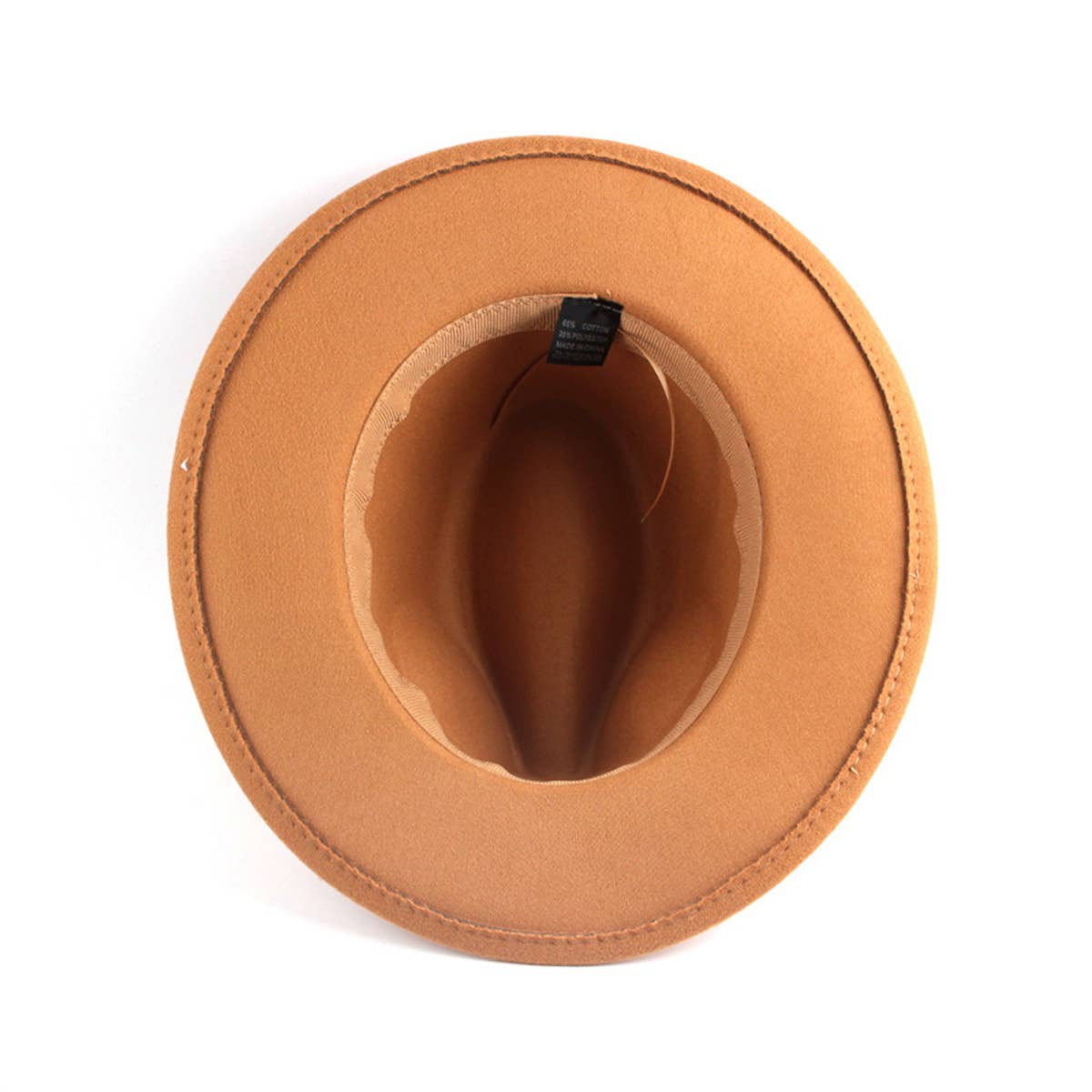 FLAT TOP BRITISH STYLE PANAMA HAT_CWAH1898