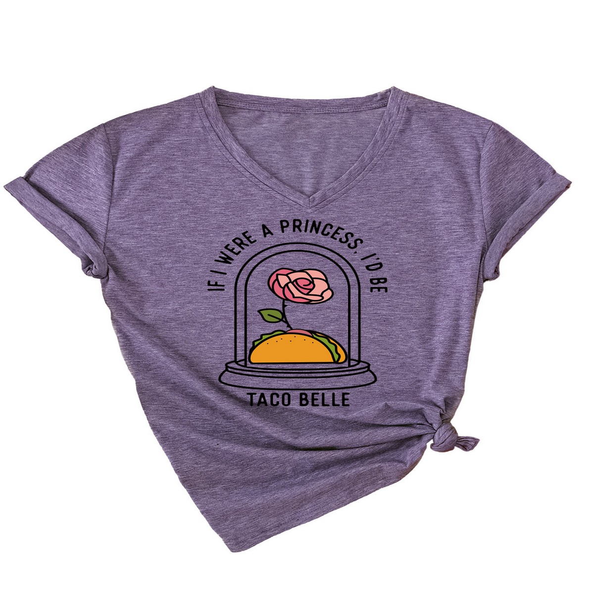 Funny Women's Tee ? Princess Taco Print