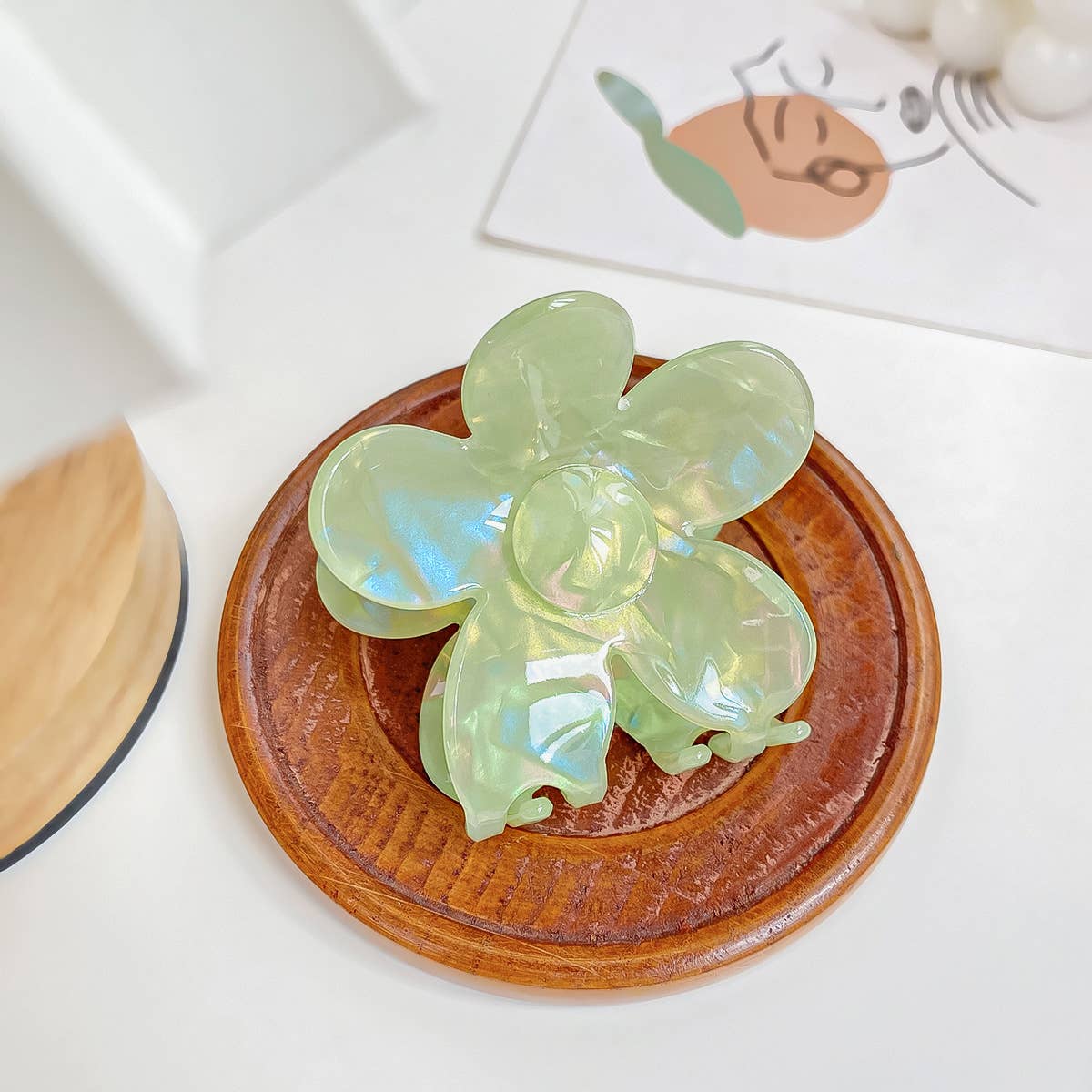 Iridescent Mermaid imitation acetic acid clip