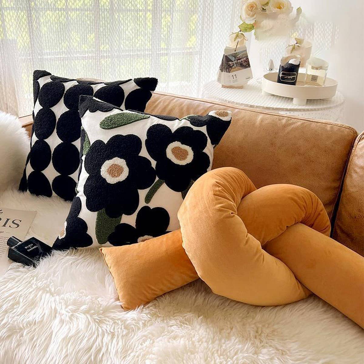 Nordic Pillow Cover with Insert for Sofa/Bed_CWMM7695