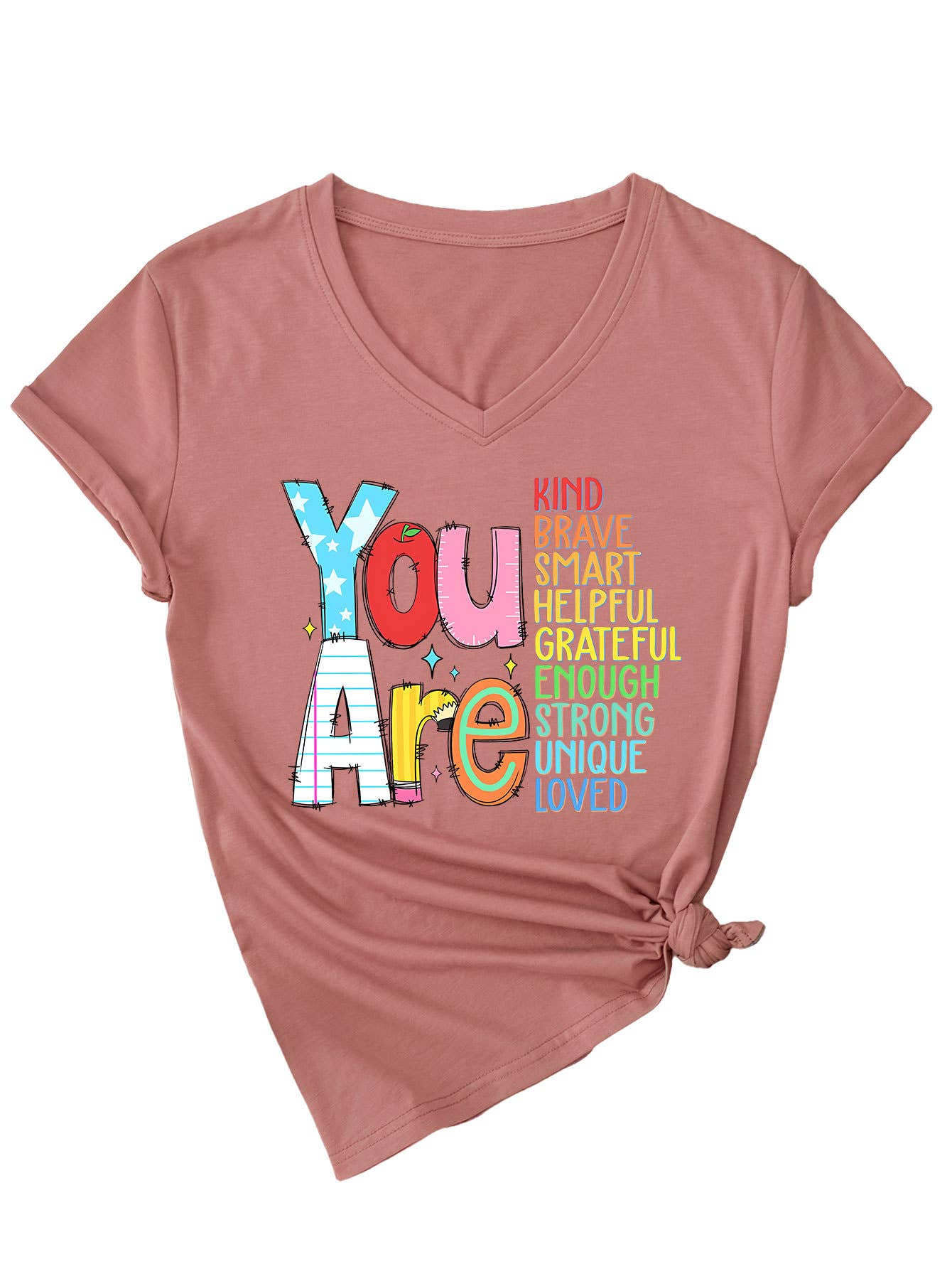 Short-sleeved you are kind brave smart T-shirt
