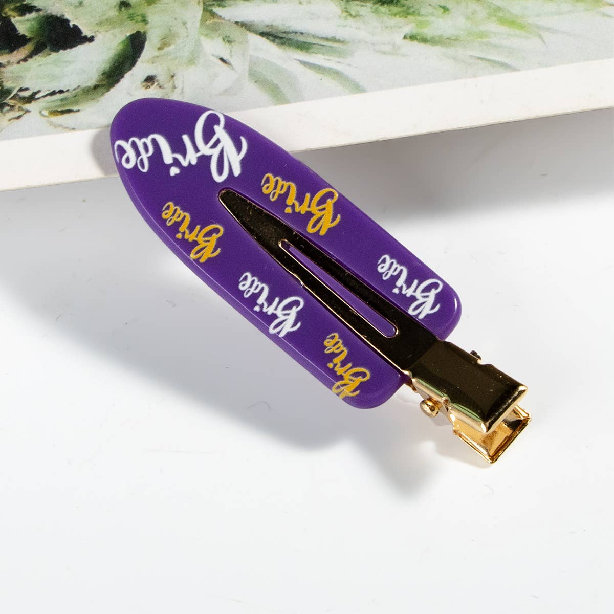 HALLOWEEN ACCESSORIES ACRYLIC PRINTED HAIR CLIP