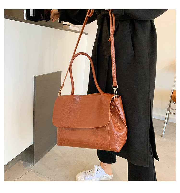 High-end large-capacity hand-held tote bag