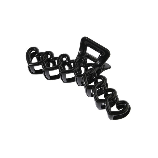 Colorful hollow heart-shaped hairpin simple clip_CWAHA0470