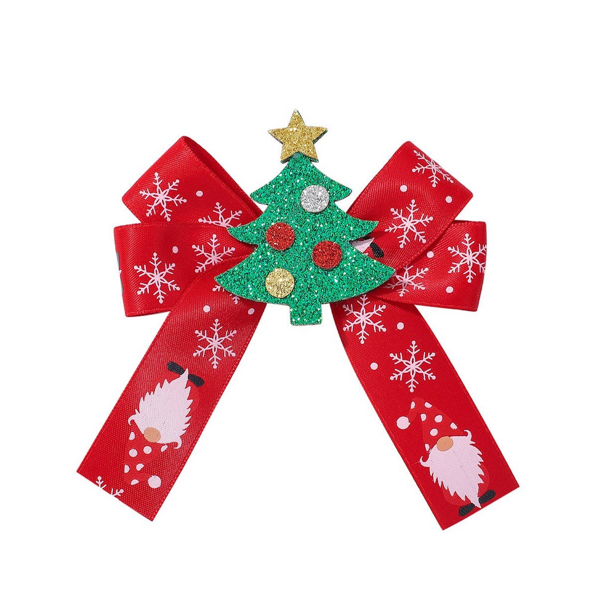 Ribbon Bow Hair Clip for Girls ? New Year