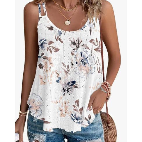 Solid color round neck hollowed base suspenders