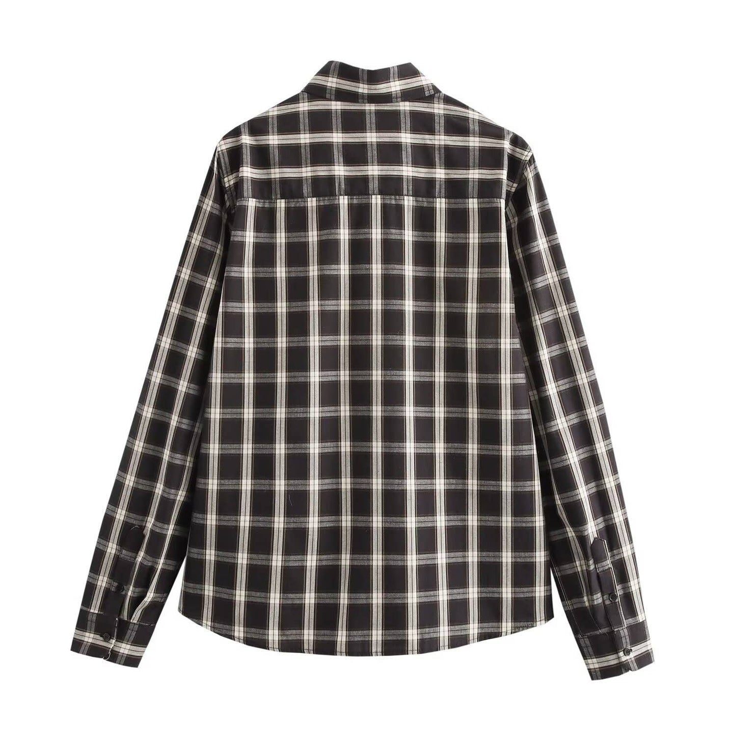 FASHION CASUAL LOOSE STRAIGHT POPLIN SHIRT WOMAN