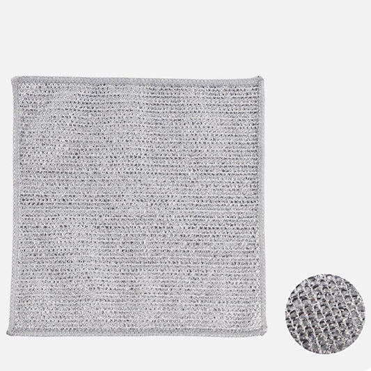 CWMM8408_NON-STICK SILVER STAINLESS STEEL DISHWASHING CLOTH