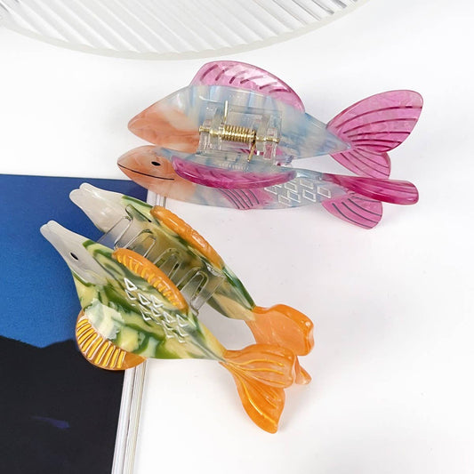 Goldfish Acetate Claw Clip Hair Accessory