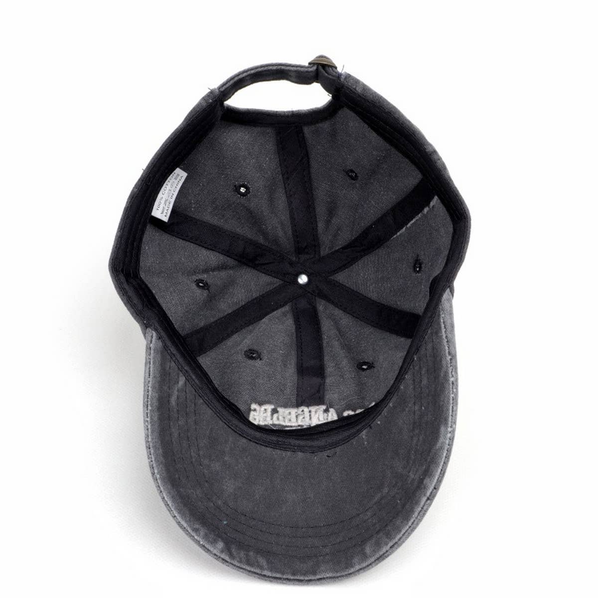 Vintage Washed Letter Embroidered Baseball Cap CWAH1536