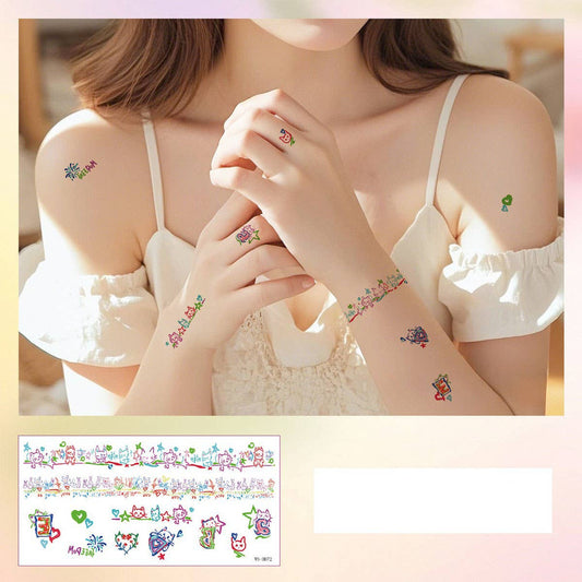 Cute Band Tattoo Stickers ? Waterproof for All