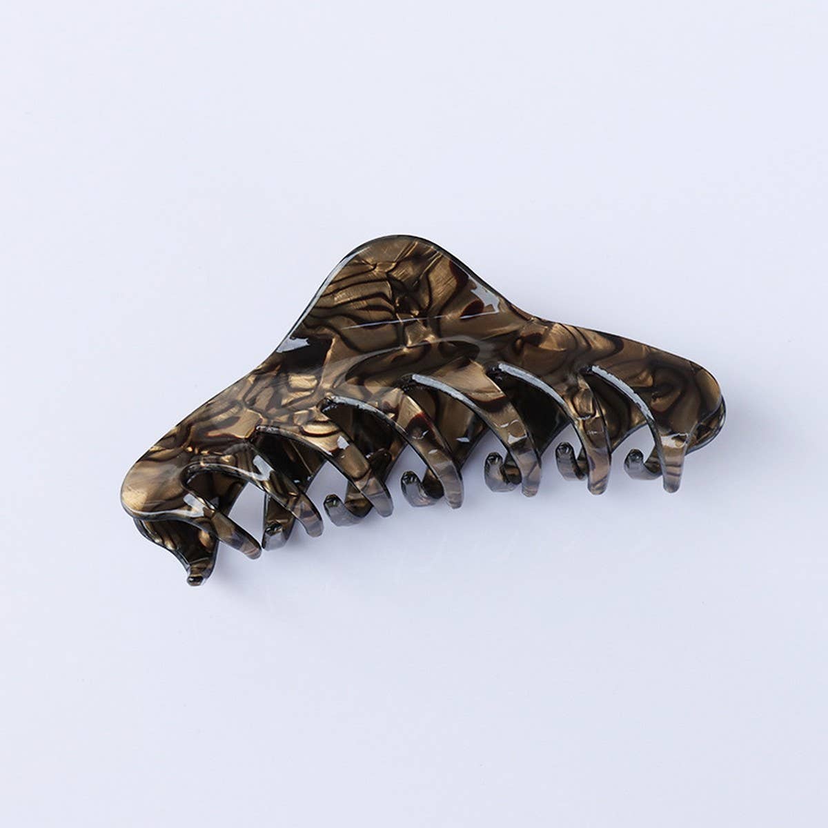 11.5cm Solid Edge Hair Claw, Large Back Shark Clip_CWAHA2613