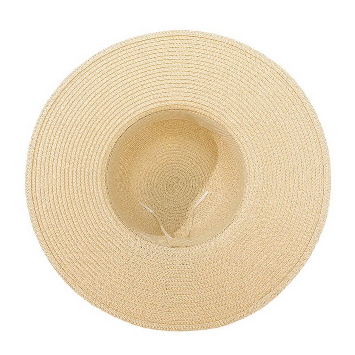 Summer beach fashion versatile bow sun hat_CWAH3445