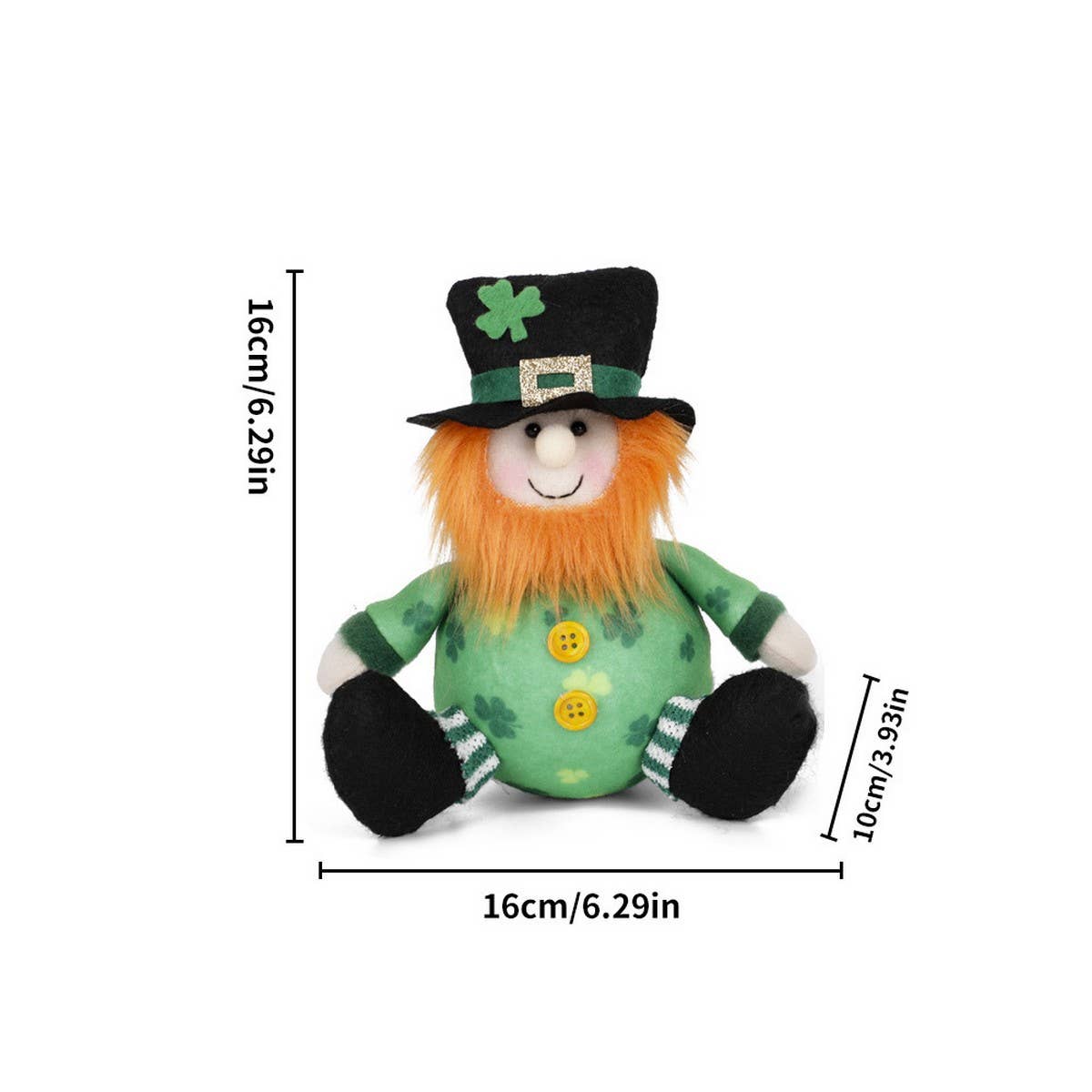 ST. PATRICK GREEN FIGURINE ORNAMENT PENDANT_CWMM3452