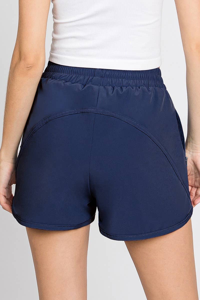 CWBSP152-P_ZIPPER POCKET DETAILED CASUAL SHORT PANTS
