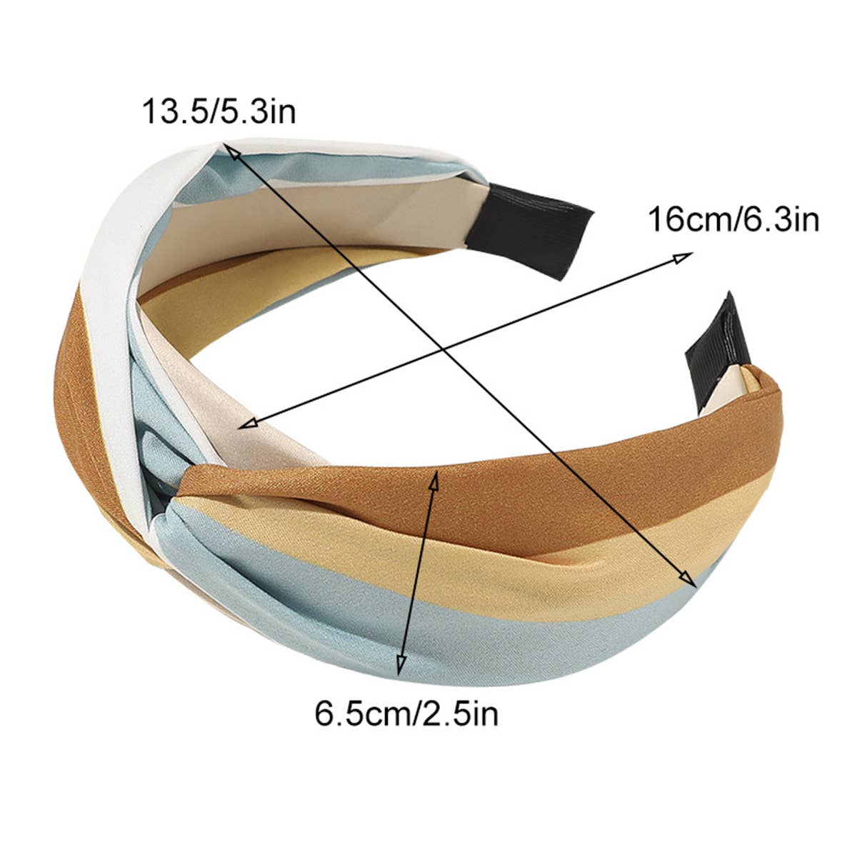 4PCS CROSS DECOR HAIR HOOP_CWAHA0234