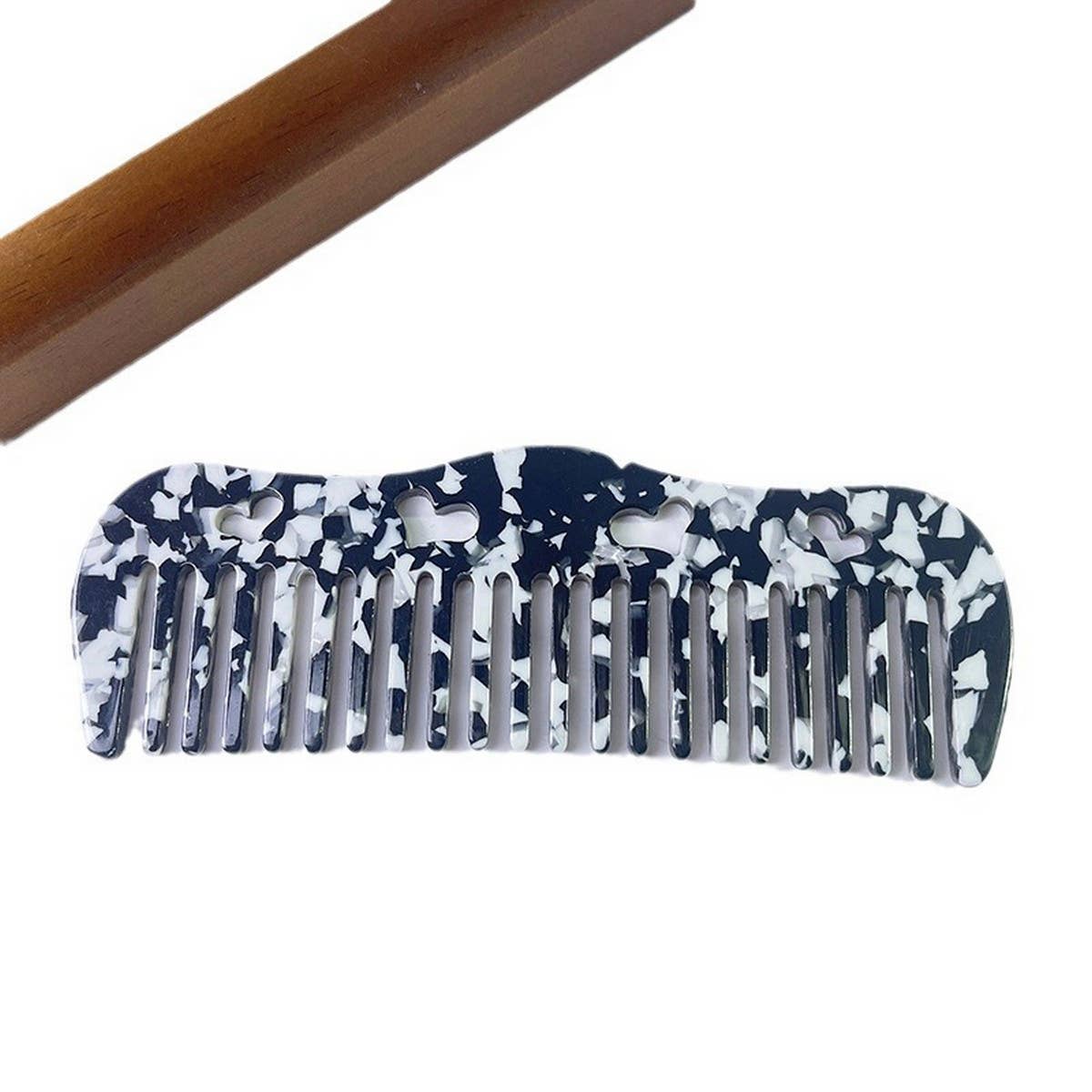 HOLLOW HEART PORTABLE MASSAGE COMB