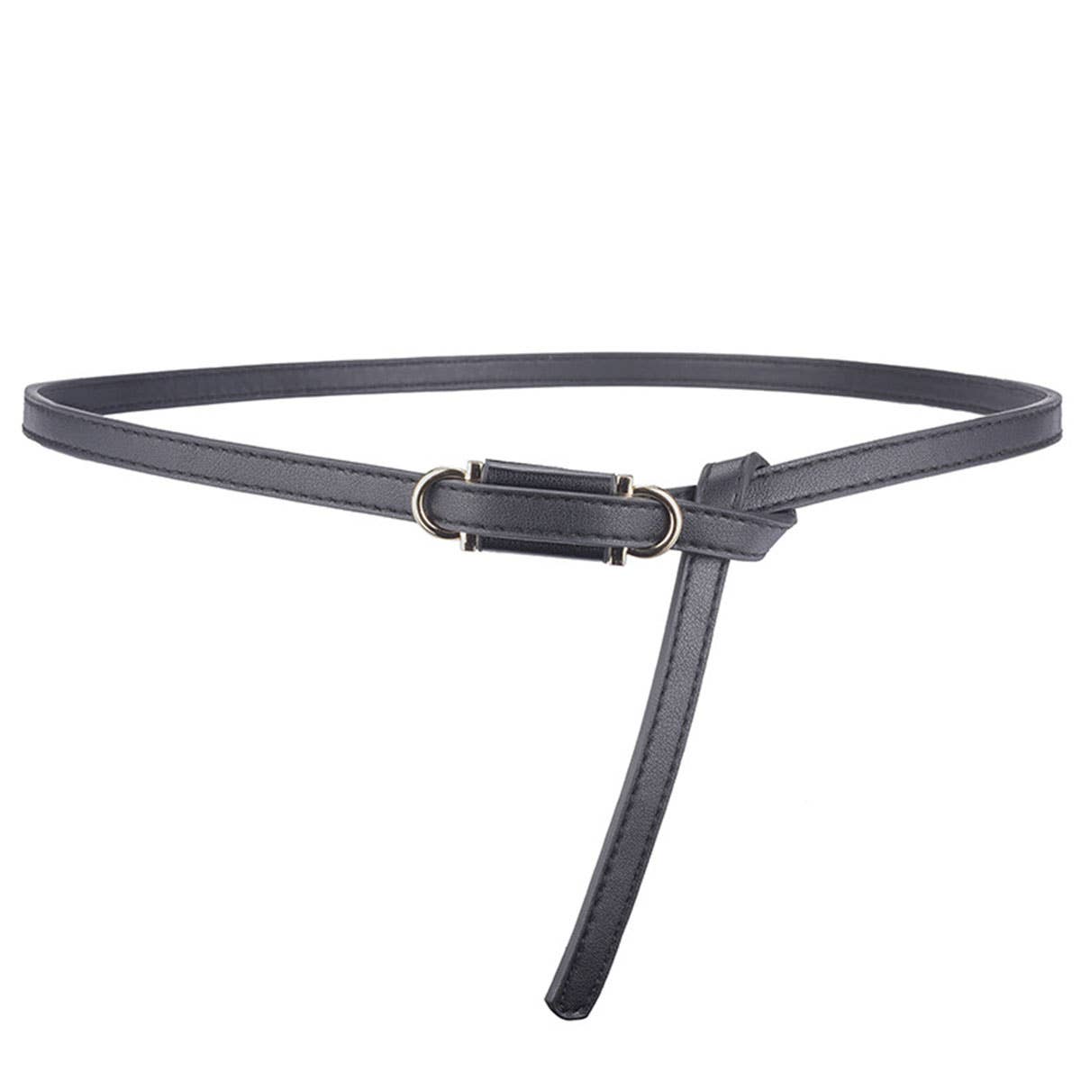 Personalized perforation-free thin waist belt